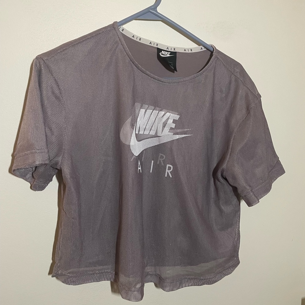 Nike - Women's Lavender Double Vision Mesh Top - Size M - Picture 1 of 6